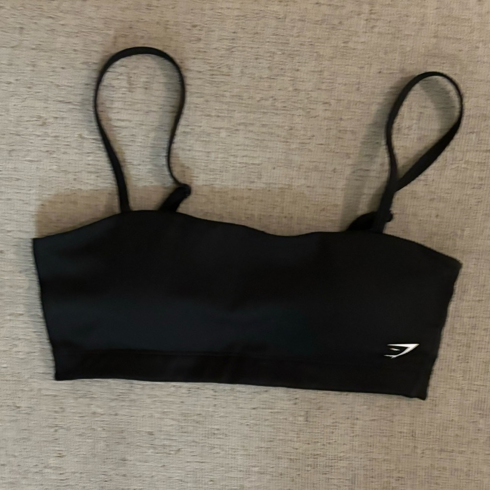 Never worn. Gymshark bandeau sports bra.